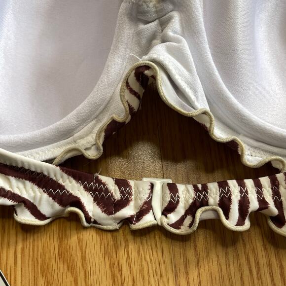 Sundazed Zebra Print Bikini, 36C - Picture 6 of 9